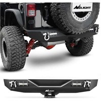 Nilight JK-52A Rear Bumper for 07-18 Wrangler JK