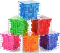 6 Pack ZPISF Money Maze Puzzle Gift Boxes