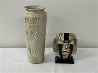 Contemporary Vase & Face Mask