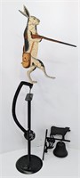 Metal Decor - Bell & Rabbit Balance Figure