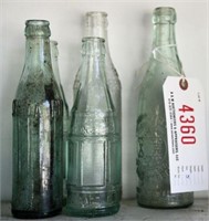 Lot #4360 - (5) miscellaneous bottles: Coca-