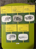 Vintage John Deere Operators manuals(5)