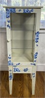 Hand Painted Small Display Cabinet