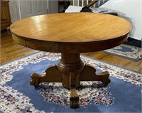 Beautiful Antique Claw Foot Dining Table