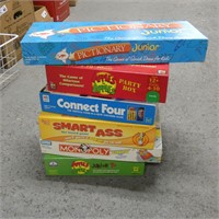 Stack Of Assorted Board Games