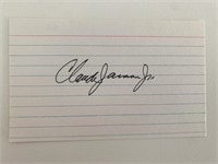 Claude Jarman Jr.  signature