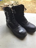 Size 14 waterproof boots. Lace up with zipper