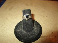 Black Onyx Marked 925 Ring (2.19g)