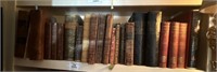 Set of Antique Leather Books & More