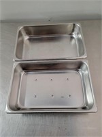 Unbranded . Stainless Steel Pan - Lot of (2)