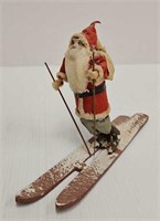 Antique Japan 5" Paper Mache Santa Claus