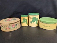 Assortment of Vintage tins