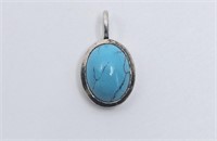 Thomas Sabo Sterling Silver Turquoise Pendant