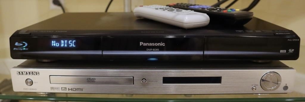 Panasonic & Samsung Blue Ray & DVD Players