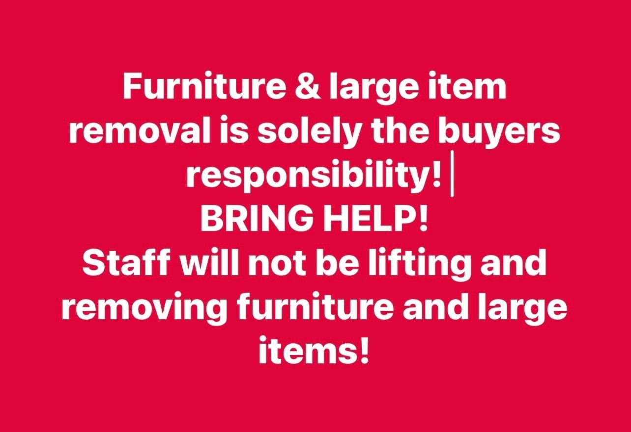 furniture and large item removal