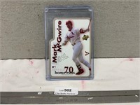 Mark McGuire 70 Home Runs Large Card Limited