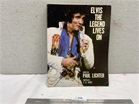 Vintage "Elvis the Legend Lives on" Book
