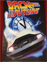 Back to the Future Metal Sign 12x8