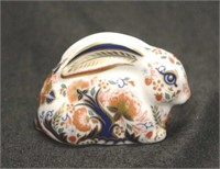Royal Crown Derby "Bloor bunny" paperweight