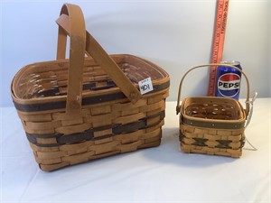 Longaberger Baskets with Protectors