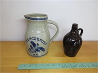Pitcher and Small Jug