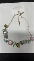 New Joe Fresh Colorful Stones Necklace
