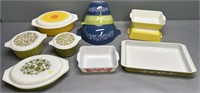 Pyrex Glass Bakeware Lot Collection