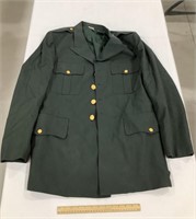 Men’s Green Army Jacket 44 Long
