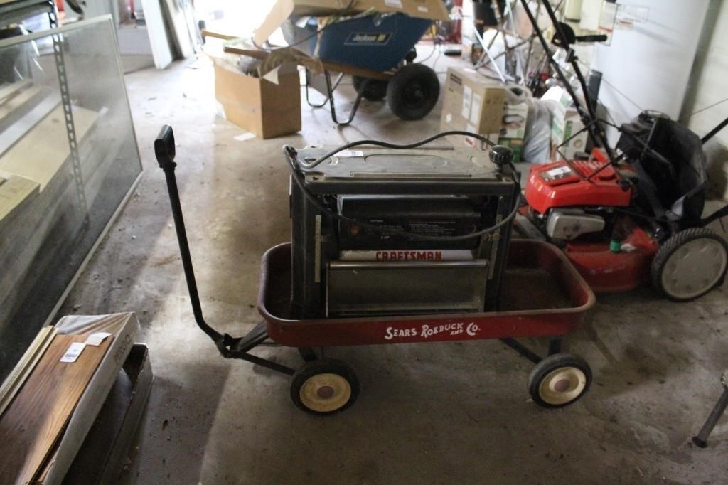 Wood Planter & Wagon