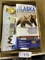 Box Lot of Alaska Travel Guides