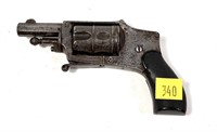 Antique British D.A. Revolver 5mm? w/Folding