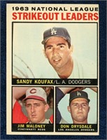 1964 Topps National League Strikeout Leaders #5 -