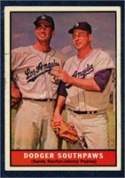 1961 Topps Dodger Southpaws Baseball Card #207 -