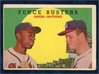 1959 Topps Fence Busters Baseball Card #212 -