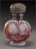 Webb cameo glass perfume bottle
