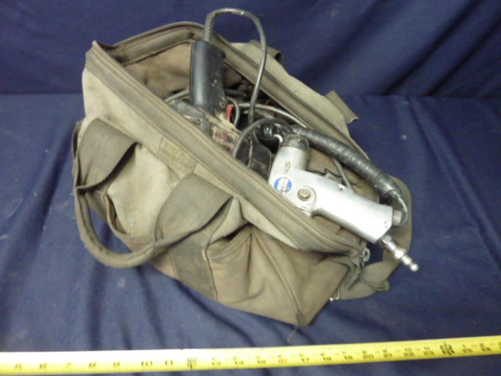 CANVAS TOOL BAG WITH DRILLS