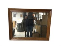 Vintage Vermont Winooski Maple Mirror/Beveled Fram