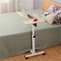 Tilting Overbed Table with Wheels