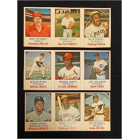 (3) 1975 Hostess Baseball High Grade Uncut Panels