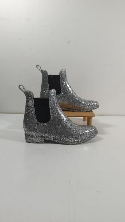 Skechers Solid Waterproof Silver Glitter