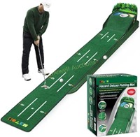 HUAEN Golf Putting Mat Indoor/Outdoor