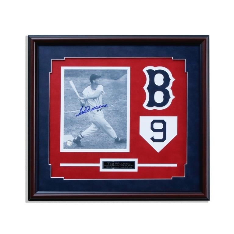 Boston Red Sox” Ted Williams Hand Signed 8X10 Color Photo COA on eBid  United States