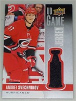 Andrei Svechnikov 19-20 UD Game Jersey card GJ-AS
