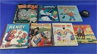 7 Vintage story books and extra lot