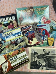 Vintage games Batman and Spider-Man