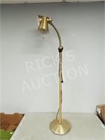 retro double gooseneck floor lamp - 57"