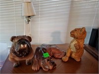 COLLECTION OF CERAMIC ANIMAL FIGURES