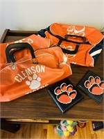 Clemson Bags and Plaques