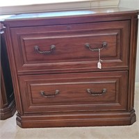 Golden Oak Wood File Cabinet