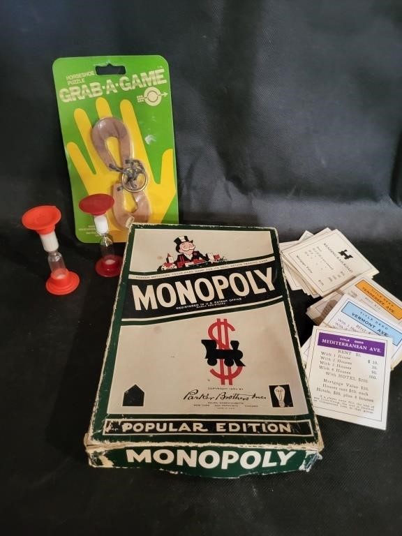 VTG Monopoly Game, Timers & More